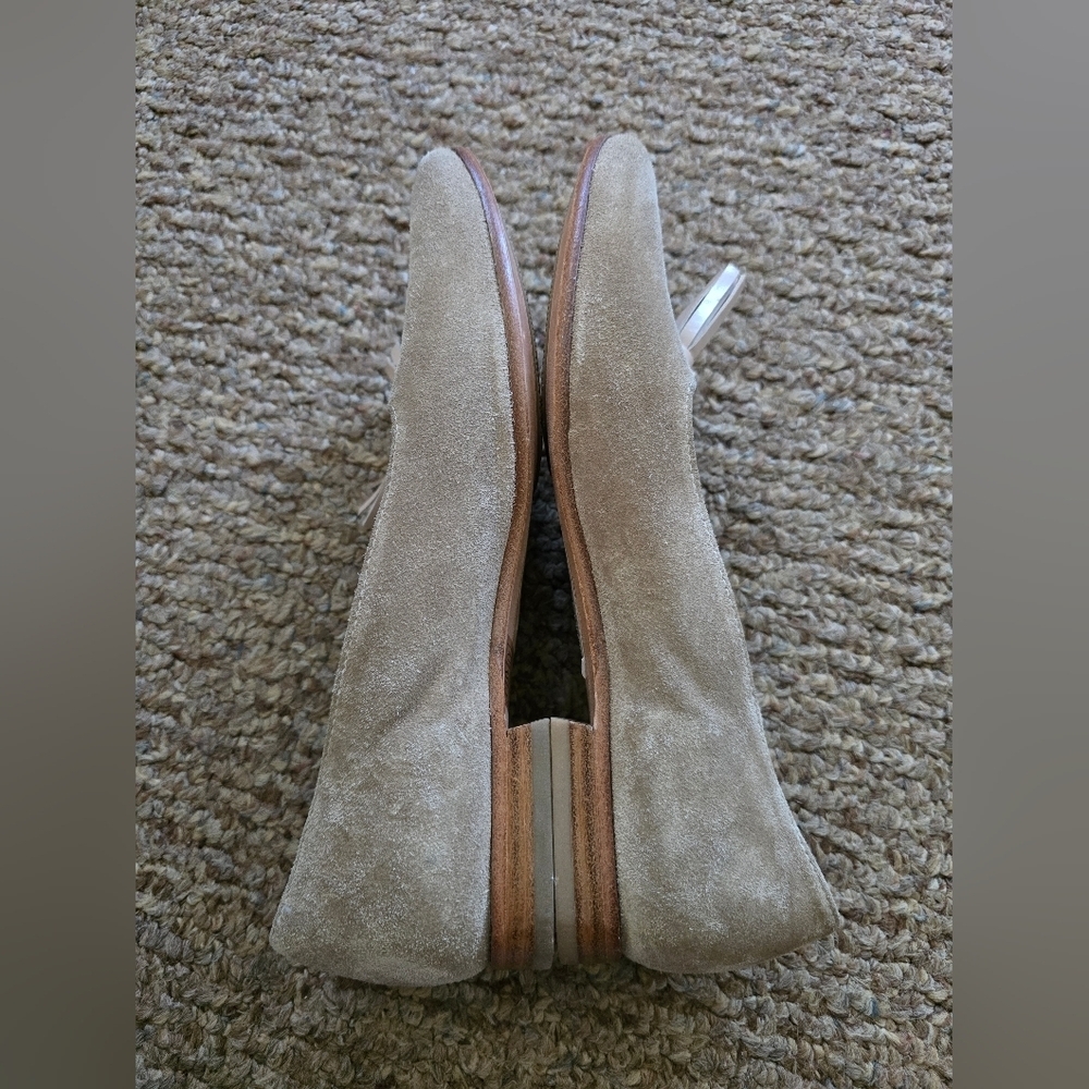 Homers Artisan Tan Suede Loafers with Tassels - Picture 5 of 11